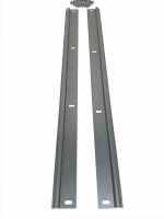 Auto Custom Carpets - Tailgate Weatherstrip Vertical Side Retainers Stainless w/Screws (Pair), 69-72 Blazer 