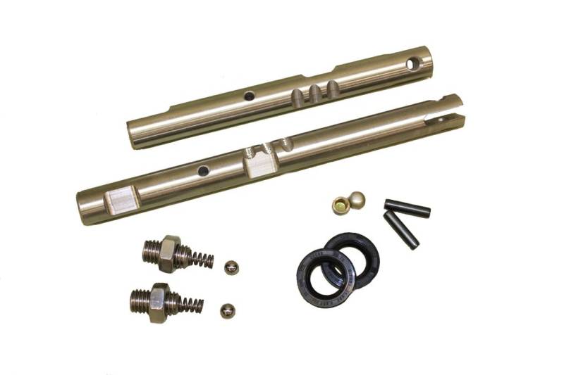 NP205GM8 Stainless Steel Twin-Stick Transfer Case Shifter With Boot - Direct Replacement