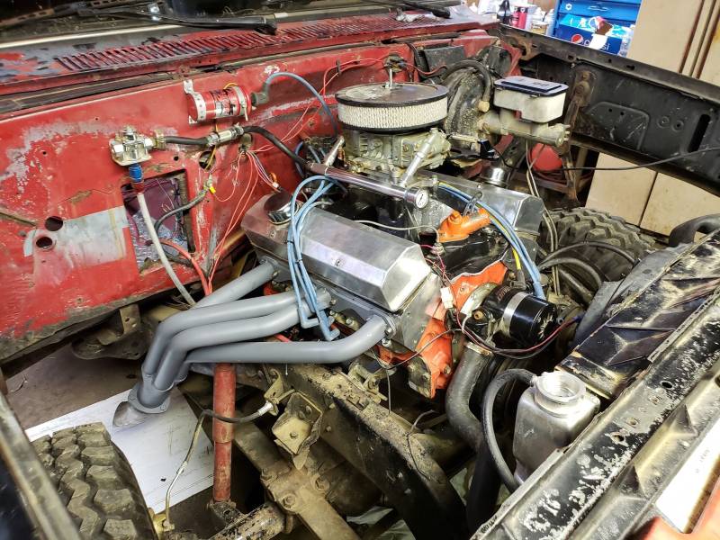 265400 SBC Headers, Fenderwell Exit, 4wd, 6991 Blazer, 6791 Suburban