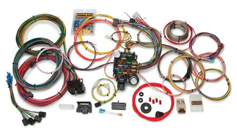 Painless 27 Circuit Classic-Plus Customizable Wiring ... painless 50102 wiring diagram 