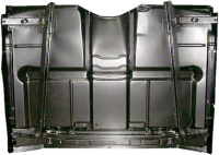 Classic Industries - Full Cab Floor Pan w/Under Floor Braces, Low Hump 2wd, 69-72 Blazer