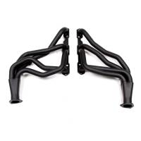 Motown Automotive - 265-400 SBC Hooker Competition Headers, Black Paint, 4wd, 69-91 Blazer