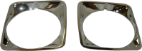 Mad Dog Headers - Headlight Bezels (Pair), 69-72 Blazer