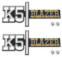 Auto Custom Carpets - K5 Blazer Emblems (Pair), 73-74 Blazer