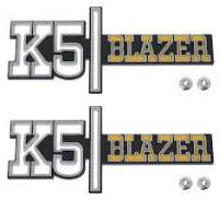 Classic Industries - K5 Blazer Emblems (Pair), 73-74 Blazer