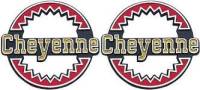Classic Industries - Cheyenne Rear Quarter Panel Emblems (Pair), 73-79 Blazer