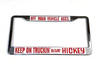 Hickey License Plate Frame