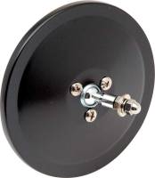 Classic Industries - Round Mirror Head, Black w/Smooth Back, Chrome Hardware, 69-72 Blazer