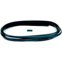 Classic Industries - Glass Weatherstrip Lockstrip Insert, Black w/Joint Clamp, 73-91 Blazer