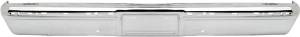Classic Industries - Front Bumper w/Impact Strip Holes, Chrome