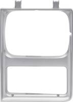 Classic Industries - Headlamp Bezel w/Single Headlamps, Argent, LH, 85-88 Blazer