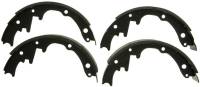 Motown Automotive - Front or Rear Drum Brake Shoes, ThermoQuiet, 4wd, 11" x 2", 73-75 Blazer