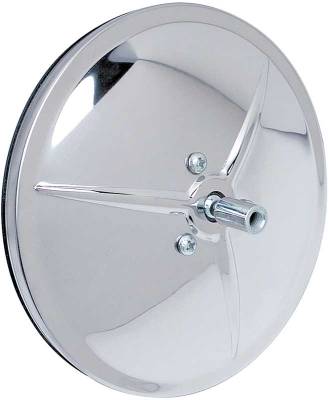 Classic Industries - Round Mirror Head, Stainless, 69-72 Blazer