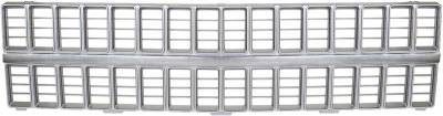 Classic Industries - Grill w/o Bow Tie, Argent Silver w/Chrome Center Bar, 81-82 Blazer