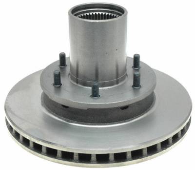 Motown Automotive - Hub & Rotor Assembly (Each), 4wd, 71-77 (Early Design) Blazer