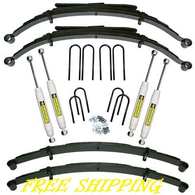 Superlift Suspension - 4" Superlift Suspension Lift w/Rear Springs, 73-91 Blazer