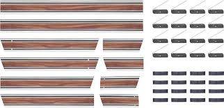 Lower Side Molding Set w/Push-In/Screw-On Clips, Woodgrain, 10 Piece, 69-72 Blazer