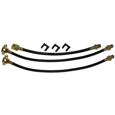 Stock Length Brake Hose Kit (6 Pc), 73-80 Blazer