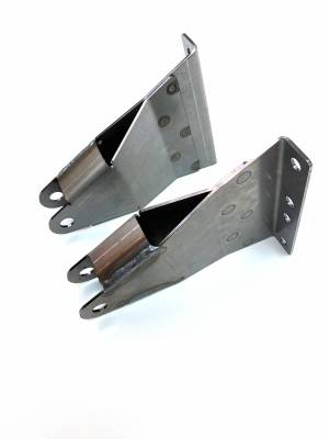 Passenger Seat Front Upper Pivot Brackets (Pair), 69-72 Blazer