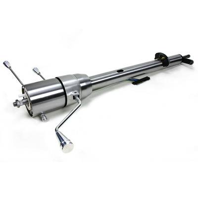 Tilt Steering Column w/Column Shift, Brushed Aluminum, 69-72 Blazer