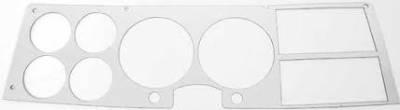 Instrument Cluster Bezel Brushed Aluminum Trim Plate