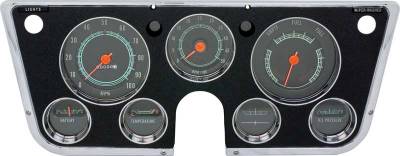 Instrument Cluster w/5000 RPM Tach, 69-72 Blazer