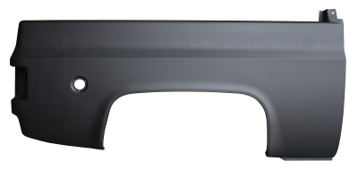 Classic Industries - Rear Quarter Panel Assembly w/Round Fuel Filler Hole, RH, 76-78 Blazer