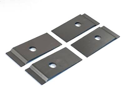 Rear Seat Bed Floor Reinforcement Plates (4 Pieces), 69-72 Blazer