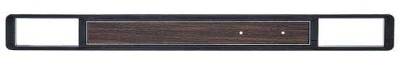 Dash Plate w/AC, Black w/Walnut Woodgrain Insert, 73-80 Blazer