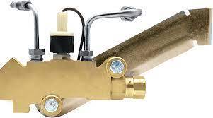 Proportioning Valve, Disc/Drum, Left Side Mount, 9/16" & 1/2" Ports, Brass, 73-91 Blazer