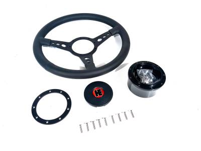 パーツ Moto-Lita Moto Lita Steering Wheel Kit w/HE Horn Button
