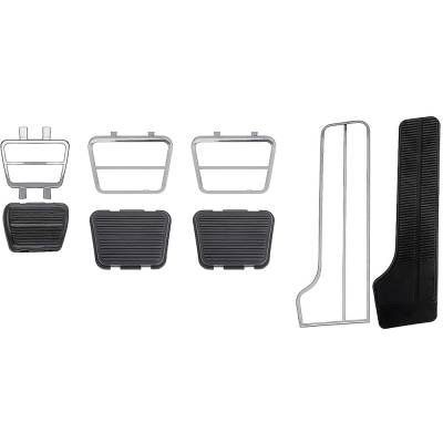 Pedal Pad Kit w/Manual Trans, Deluxe (8 Pc), 69-70 Blazer