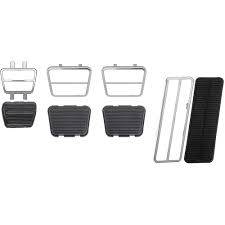 Pedal Pad Kit w/Manual Trans, Deluxe (8 Pc), 71-72 Blazer