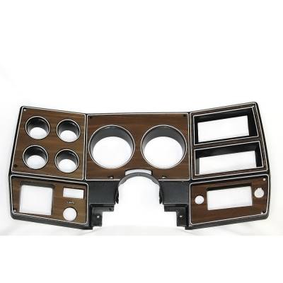 Instrument Cluster Bezel w/A/C, Woodgrain w/Bright Trim, 78-80 Blazer