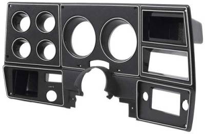 Instrument Cluster Bezel w/o A/C, Black/Silver, 78-80 Blazer