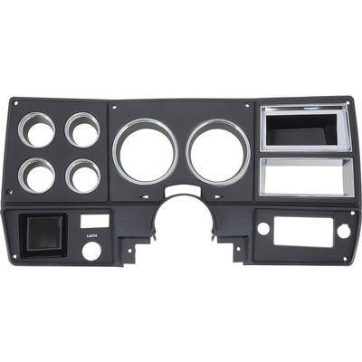 Instrument Cluster Bezel w/o A/C, Black w/Recessed Chrome Accents, 78-80 Blazer
