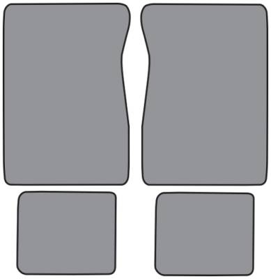 Auto Custom Carpets - Front & Rear Floor Mats (4 pc), 73-91 Blazer, 73-87 C/K Crew Cab