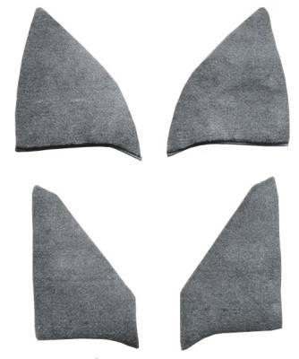 Auto Custom Carpets - Carpet Kick Panel Inserts w/Cardboard 73-91 (2 pc)