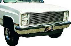 Classic Industries - Billet Grill w/Brushed Finish w/Parking Lamp Brackets, 81-87 Blazer