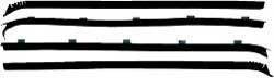 Classic Industries - Door Glass Run Felt Weatherstrip Set (4 Pc), 81-91 Blazer