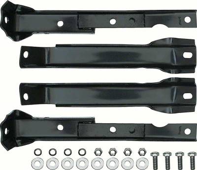 Classic Industries - Rear Bumper Bracket Set, 4wd SWB (4pc w/Hardware) 69-72 Blazer, C/K Truck  (SWB 4WD)