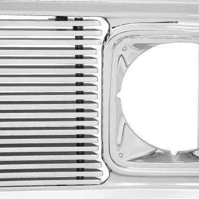 Classic Industries - Custom Chrome/Billet Grill Assembly (8mm Thick Insert Bars), 69-72 Blazer