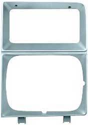 Classic Industries - Headlamp Bezel w/Single Headlamps, Argent, RH, 83-84 Blazer