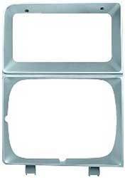 Classic Industries - Headlamp Bezel w/Single Headlamps, Argent, LH, 83-84 Blazer