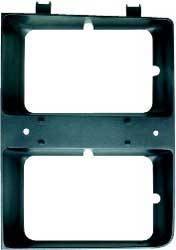 Classic Industries - Headlamp Bezel w/Dual Headlamps, Argent, LH, 83-84 Blazer