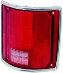 Classic Industries - Tail Lamp Lens w/Chrome, RH, 73-91 Blazer