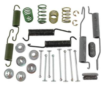 Motown Automotive - Rear Drum Brake Hardware Kit w/11 5/32" x 2 3/4" Drums, 74-75 Blazer