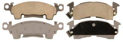 Motown Automotive - Front Brake Pads, ThermoQuiet, 71-91 Blazer