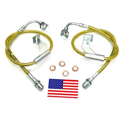 Superlift Suspension - Front Bulletproof Extended Brake Lines 4-6" Lift, 87-91 Blazer