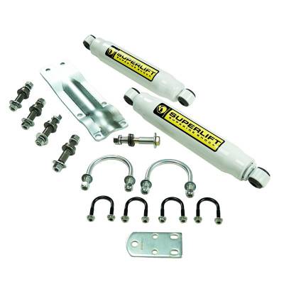 Superlift Suspension - Superlift Dual Steering Stabilizer Kit, 73-91 Blazer